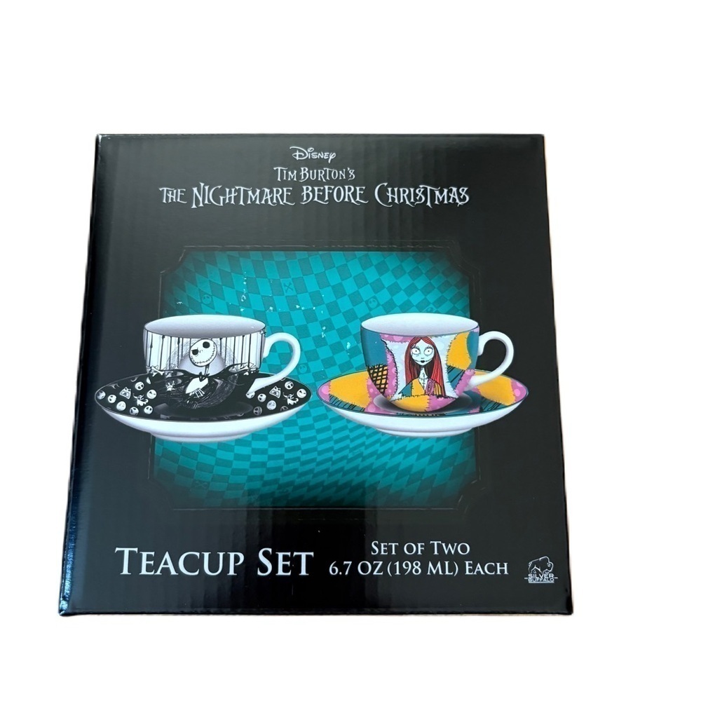 Disney The Nightmare Before Christmas Teacup Set - Black and Multicolor